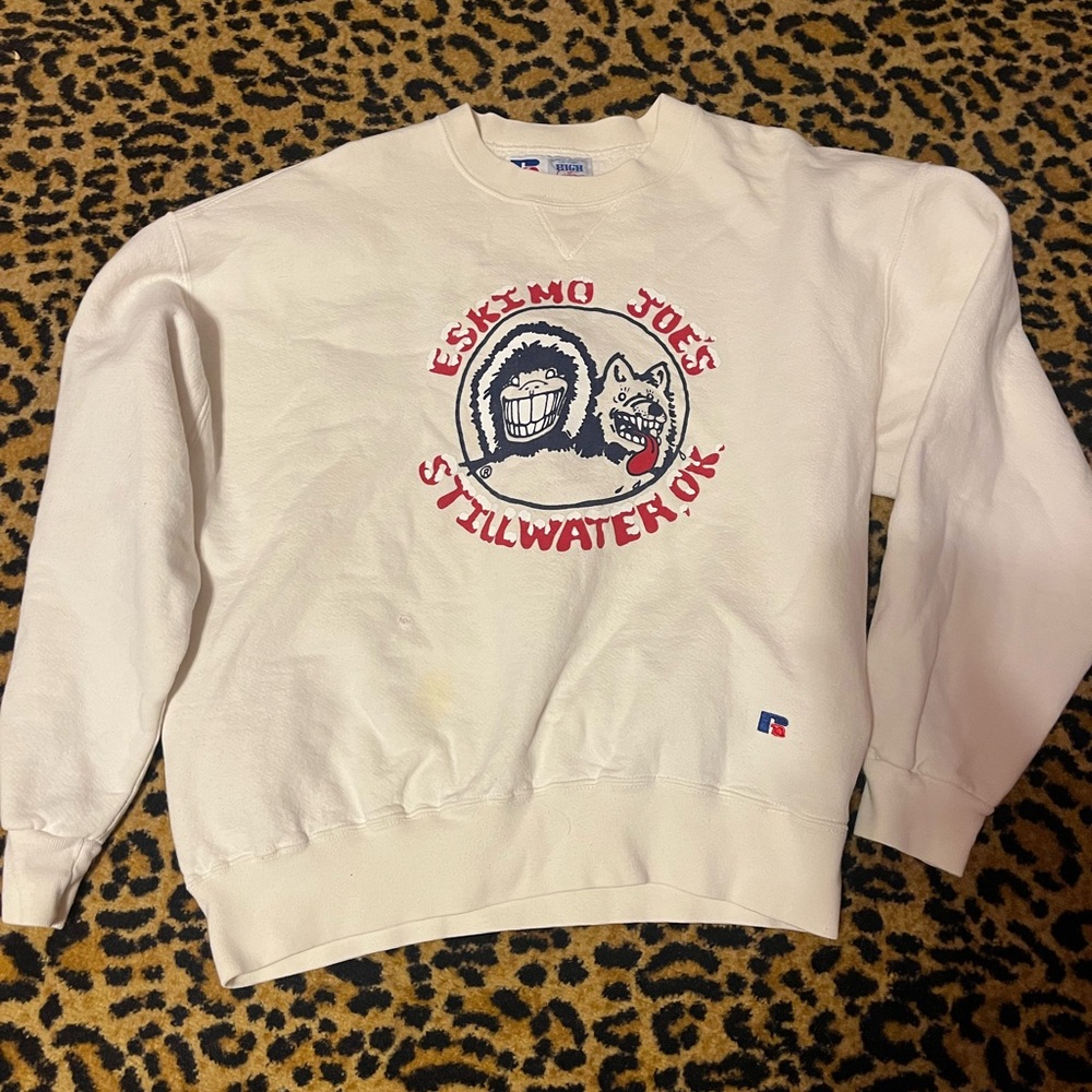 80s Eskimo joes Russell athletic crewneck